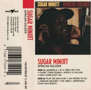 Sugar Minott – African Soldier - Used Cassette 1988 Heartbeat Tape - Reggae -vinylsuk