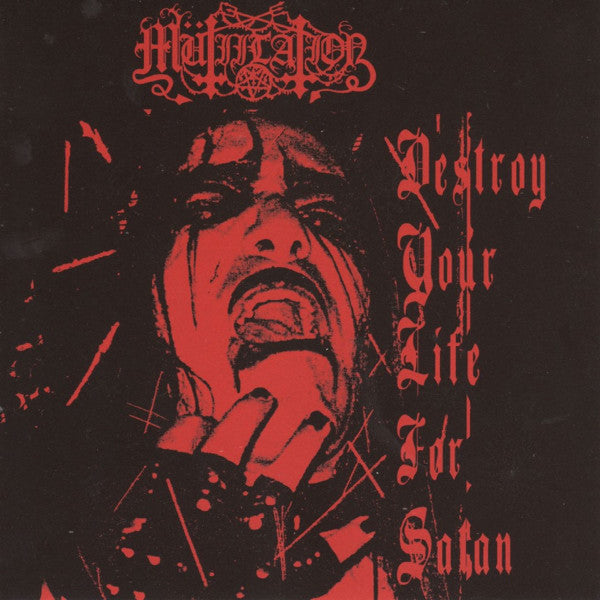 Mütiilation - Destroy Your Life For Satan (2001) - New 10" EP Record 2015 Osmose Productions France Black Vinyl & Insert - Black Metal -vinylsuk