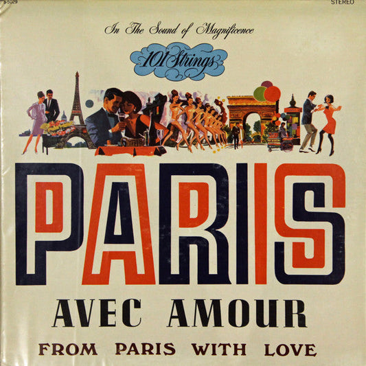 101 Strings - Paris - Avec Amour - New LP Record 1966 Alshire USA Vinyl - Pop / Easy Listening / Light Music -vinylsuk