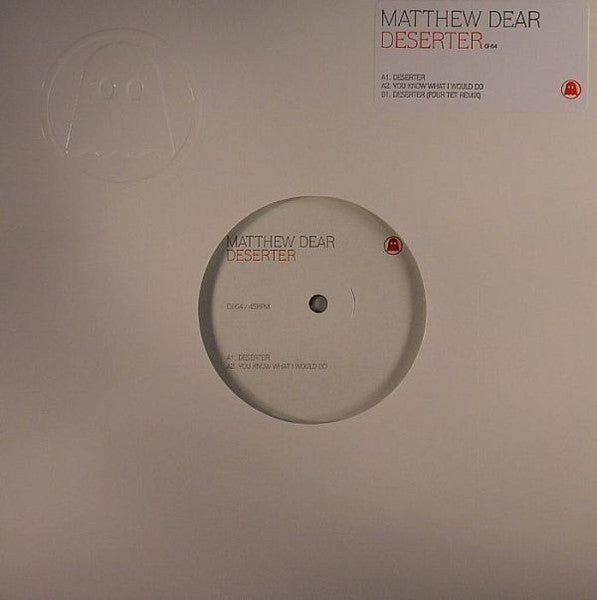 Matthew Dear - Deserter - New 10" EP Record 2007 Ghostly International Vinyl - Electro / IDM / Experimental -vinylsuk