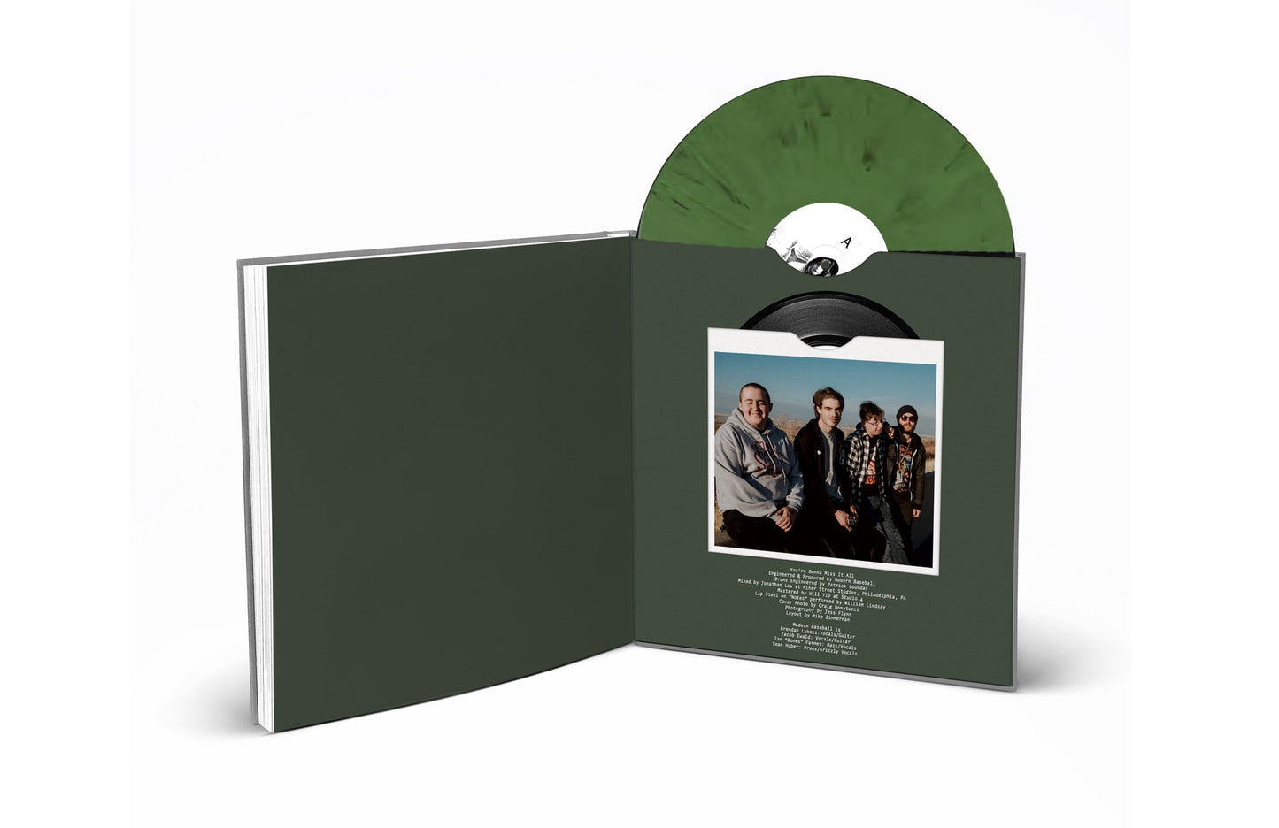 Modern Baseball - You're Gonna Miss It All (Deluxe Anniversary Edition) (2014) - New LP Record 2024 Run For Cover Jade Green Swirl Vinyl, 96 Page Hardcover Book & Bonus 7" Single - Indie Rock / Emo / Pop Punk -vinylsuk