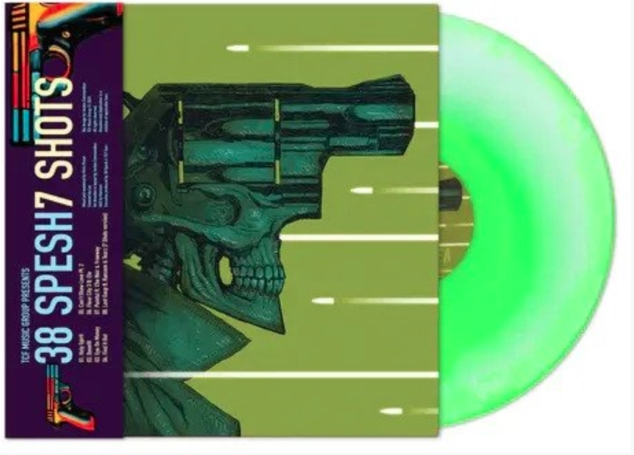 38 Spesh – 7 Shots - New LP Record 2022 TCF Europe Green and White Vinyl - Hip Hop -vinylsuk