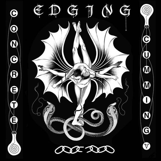 Edging - Concrete Cumming - New LP Record 2024 Self-Released Vinyl - Chicago Hardcore -vinylsuk