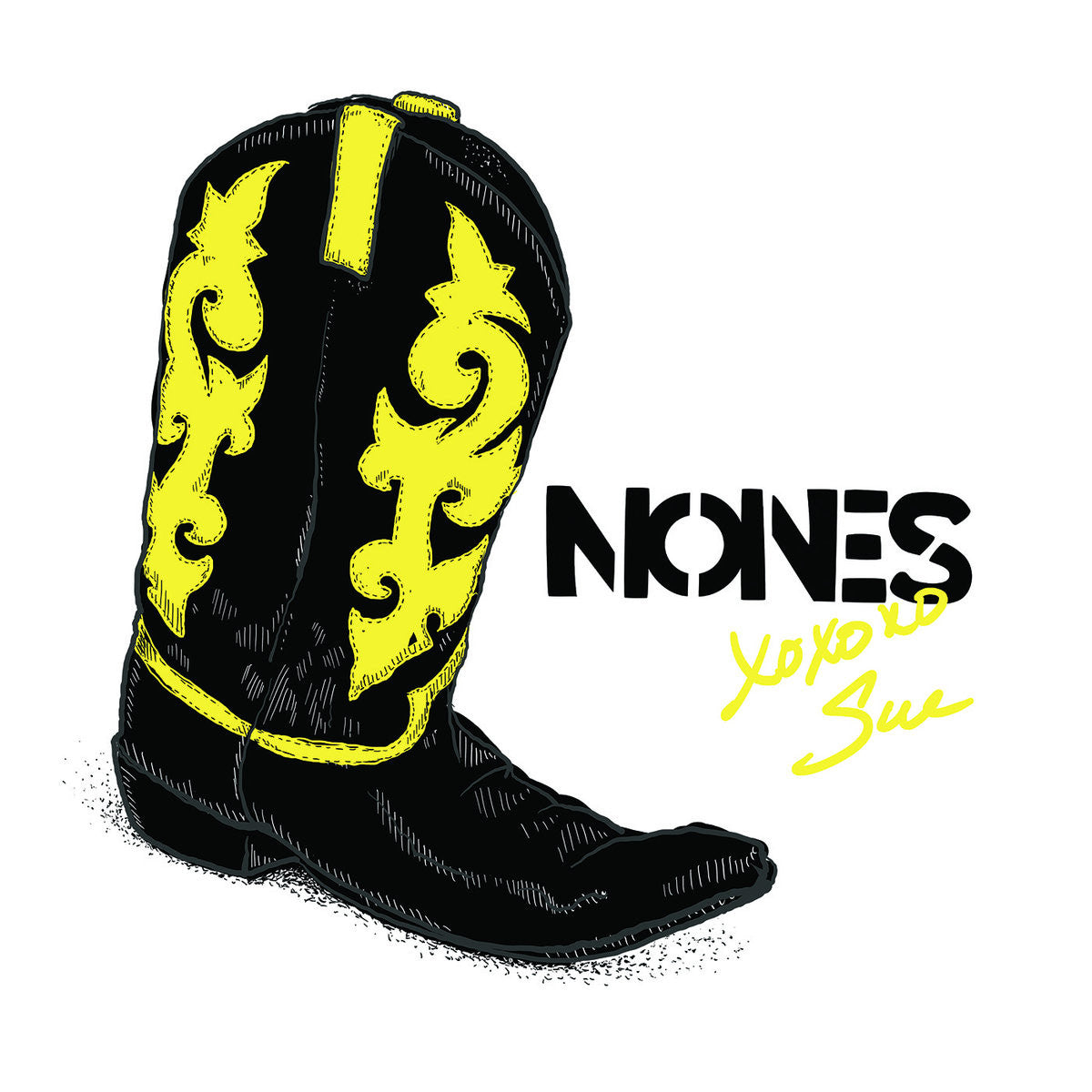 Nones - XOXOXO Sue - New Vinyl Record 2016 Self Released LP w/ lyric sheet - Chicago, IL Noise / Post-Punk (FU: Chicago / Nones) -vinylsuk