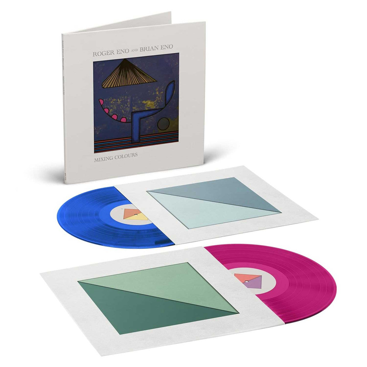 Roger Eno and Brian Eno - Mixing Colours (2020) - New 2 LP Record 2024 Deutsche Grammophon Magenta & Blue Vinyl - Ambient -vinylsuk