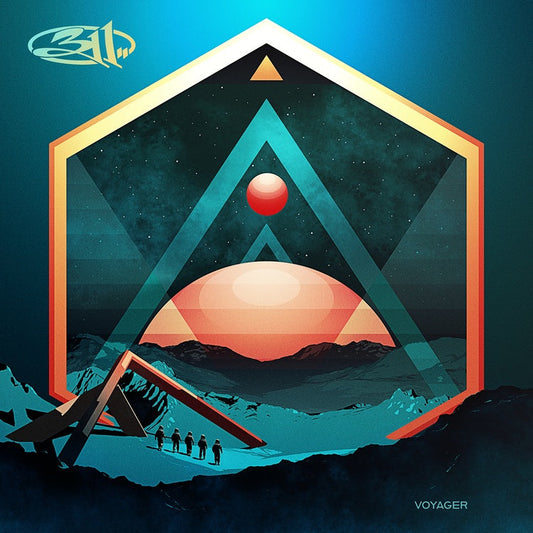 311 ‎– Voyager - New 2 LP Record 2019 BMG Blue Splatter Vinyl - Stoner Rock / Nu Metal -vinylsuk