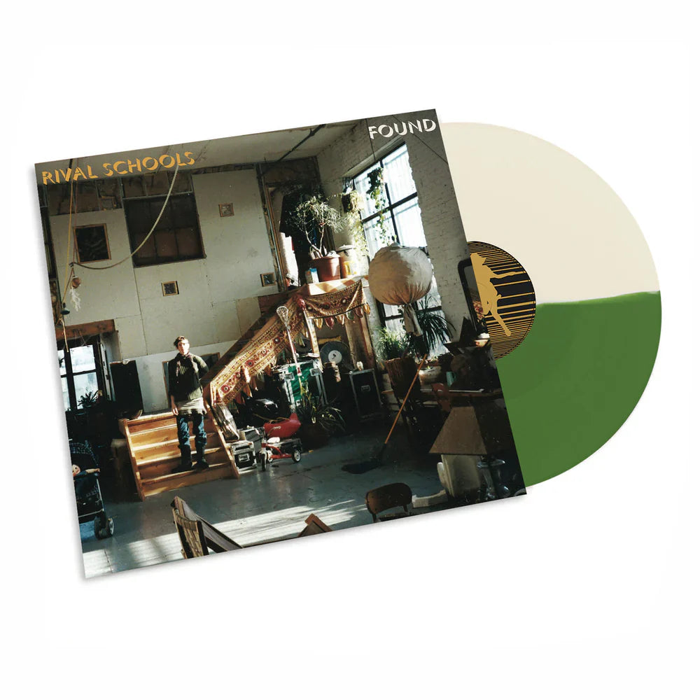 Rival Schools - Found (2013) - New LP Record 2024 Run For Cover Half Olive / Half Cream Vinyl - Indie Rock / Post-Hardcore -vinylsuk