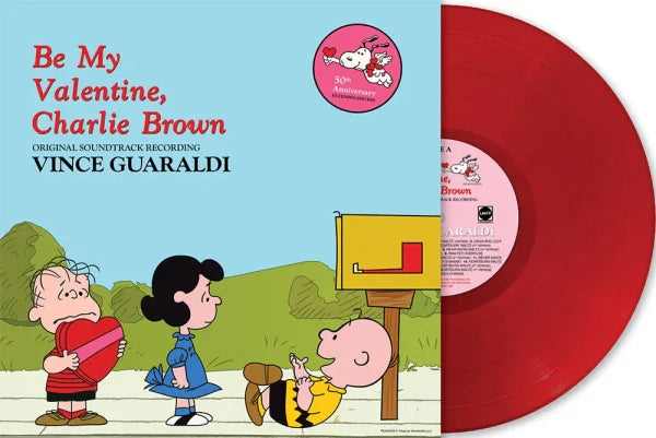 Vince Guaraldi - Be My Valentine, Charlie Brown (1975) - New LP Record 2025 LMFP Indie Exclusive Red Vinyl - Soundtrack / Jazz -vinylsuk