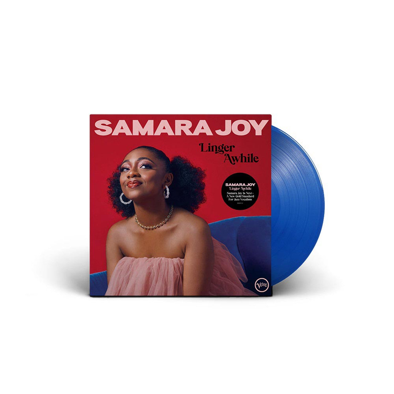 Samara Joy - Linger Awhile - New LP Record 2023 Verve Translucent Blue Vinyl - Jazz / Vocal Jazz -vinylsuk