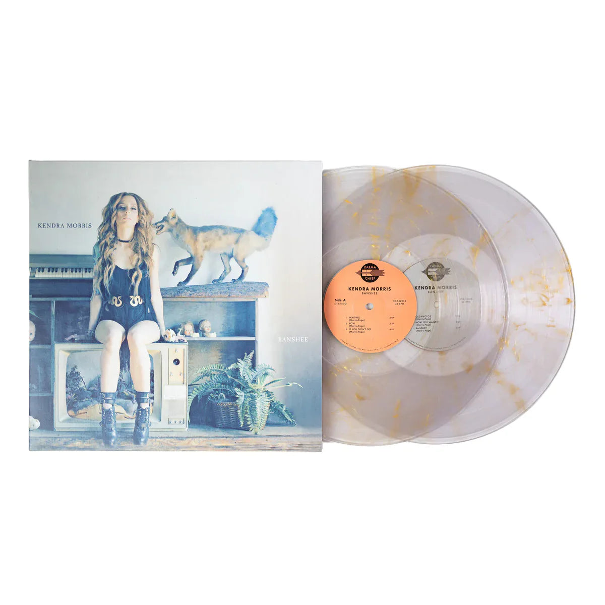 Kendra Morris - Banshee - New LP Record 2024 Karma Chief Clear with Metallic Gold Swirl Vinyl -  Soul / Funk -vinylsuk